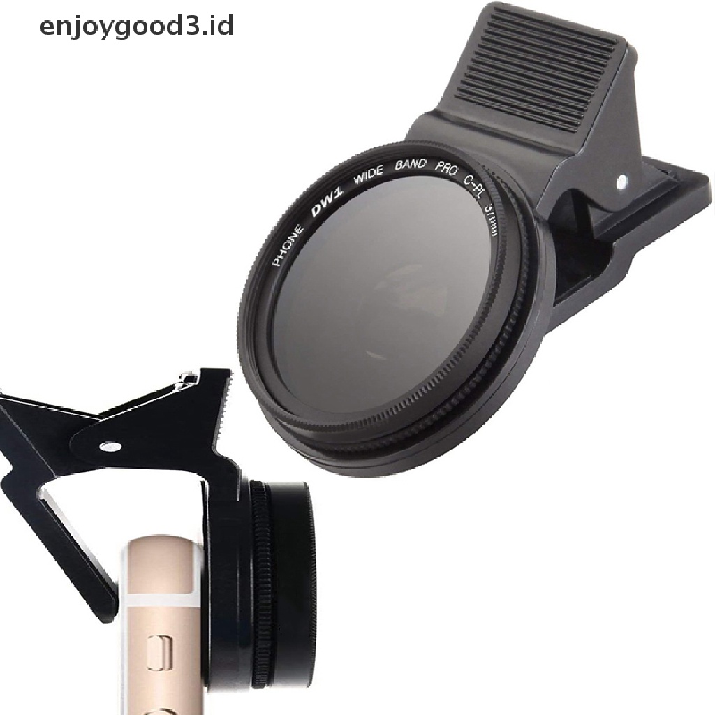 [Rready Stock] Lensa Kamera Ponsel Variable ND filter Densitas Netral ND2-ND400 37mm Dengan Klip (ID)