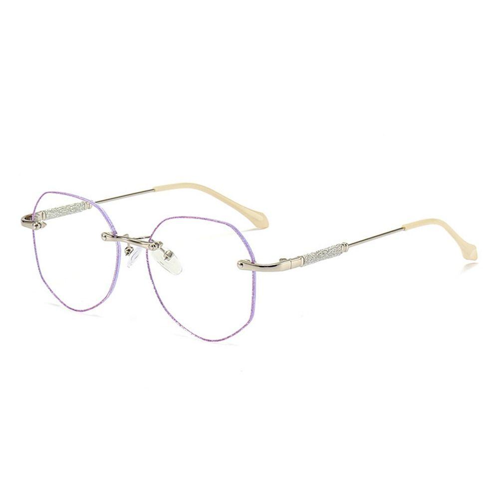 R-flower Anti-Blue Light Kacamata Pria Wanita Portable Pelindung Mata Ultra Light Frame