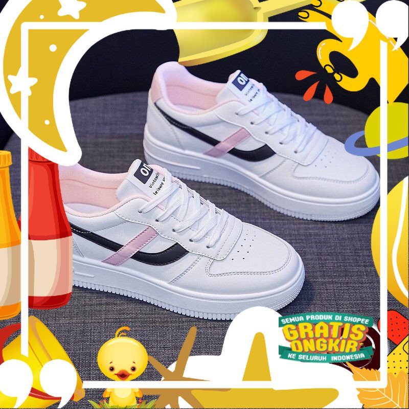 sepatu wanita sepatu sneakers wanita sepatu olahraga wanita sepatu cewek sepatu korean style sepatu 