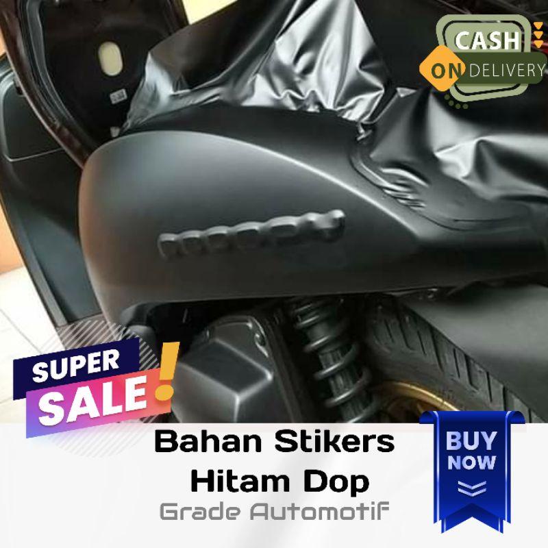 stiker skotlet HITAM DOP matte halus stiker motor hitam dop hitam pekat hitam buram stiker hitam dof