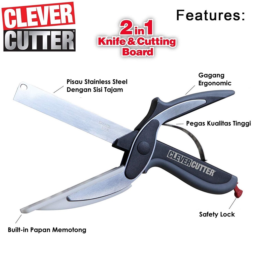 IG - CLEVER CUTTER | PISAU GUNTING SERBAGUNA | PISAU &amp; TALENAN MULTIFUNGSI