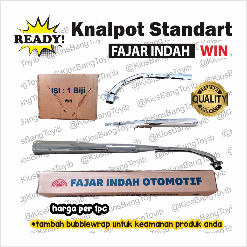 Knalpot Standar Standart Honda WIN (Fajar Indah)