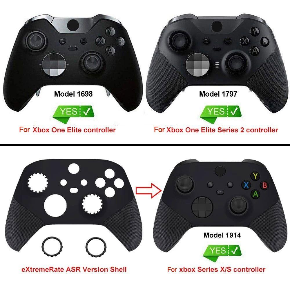 POPULAR Populer 4pcs Aksen Ring 2pcs Suku Cadang Pengganti Game Handle Controller Analog Untuk XBOX ONE ELITE