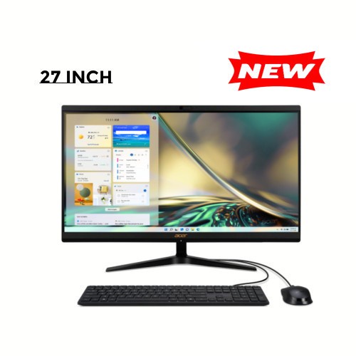 PC AIO ACER ASPIRE C27-1751 INTEL CORE GEN i7-1260P / NVIDIA GEFORCE MX550 2GB / RAM 8GB 512GB WIN11+OHS 27&quot; GARANSI RESMI