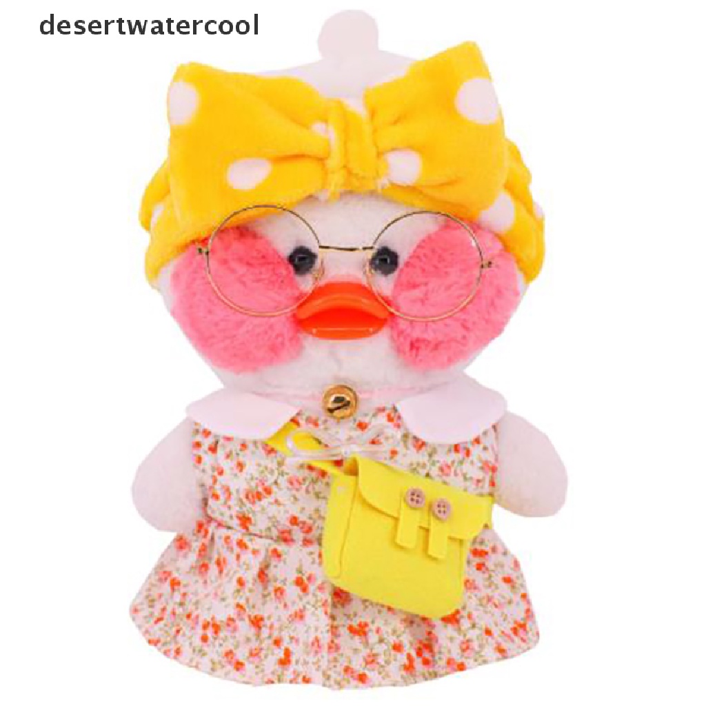 Deid 30 cm mini Bebek Kuning Mainan Mewah Pakaian Accessorie Boneka Hewan Hadiah Ulang Tahun Martijn