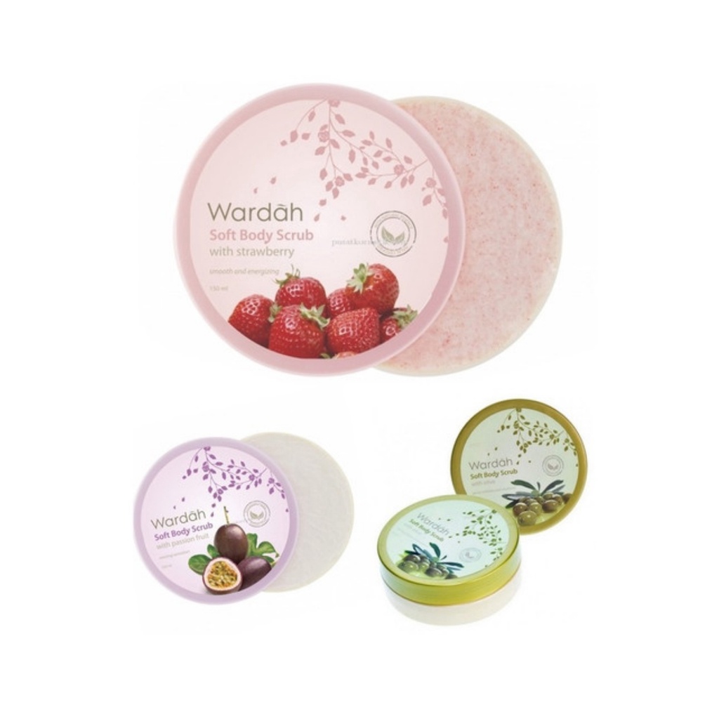 WARDAH Soft Body Scrub with - 150ml - Amaze_Kosmetik