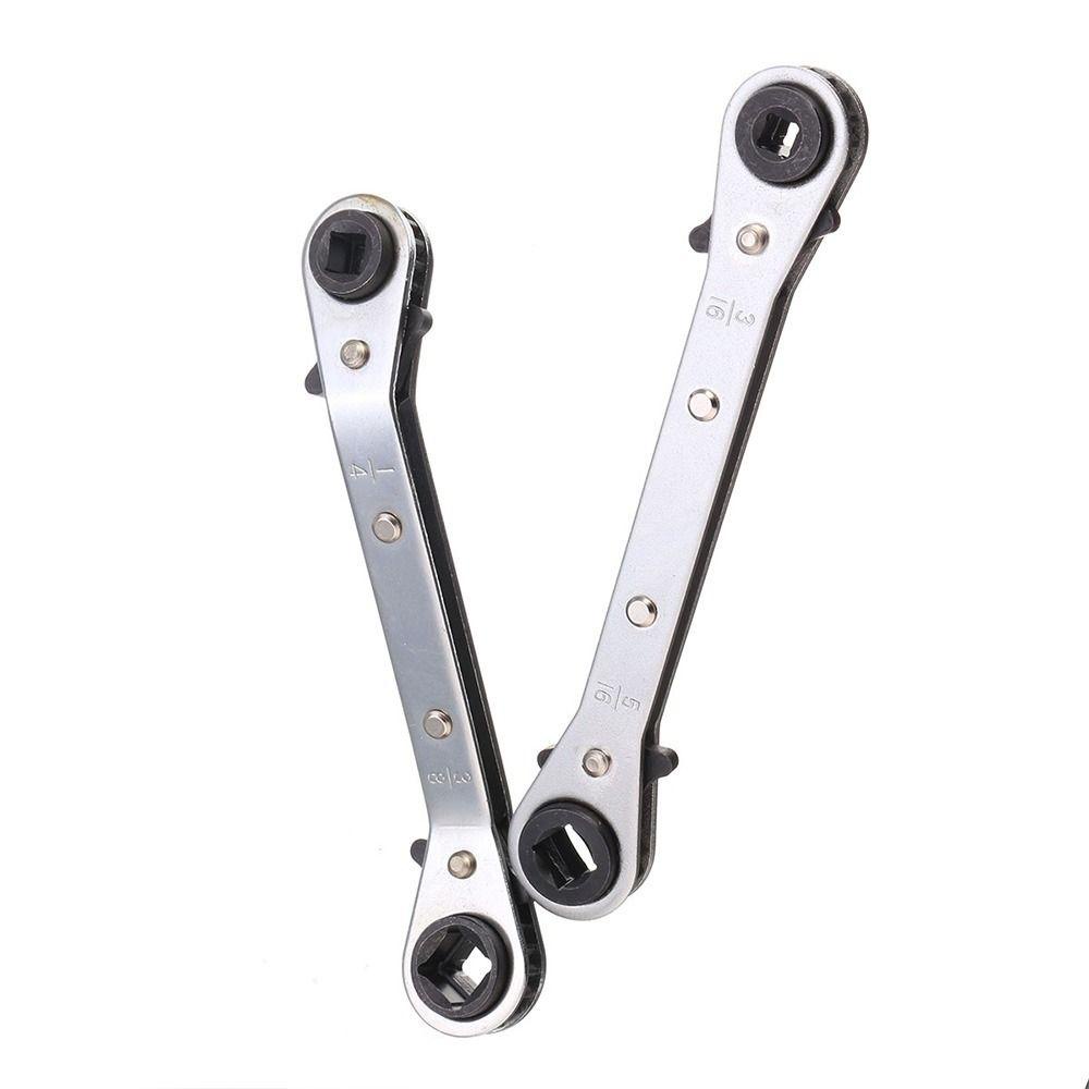 POPULAR Populer Cold Storage Wrench Untuk Peralatan Pendingin Bongkar Pasang Sekrup Perbaikan Mobil Square Ratchet Wrench