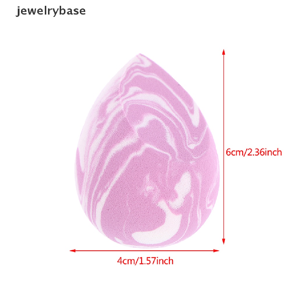 [jewelrybase] 1pcs Spons Makeup Puff Beauty Egg Face Foundation Cream Kosmetik Spons Puff Butik