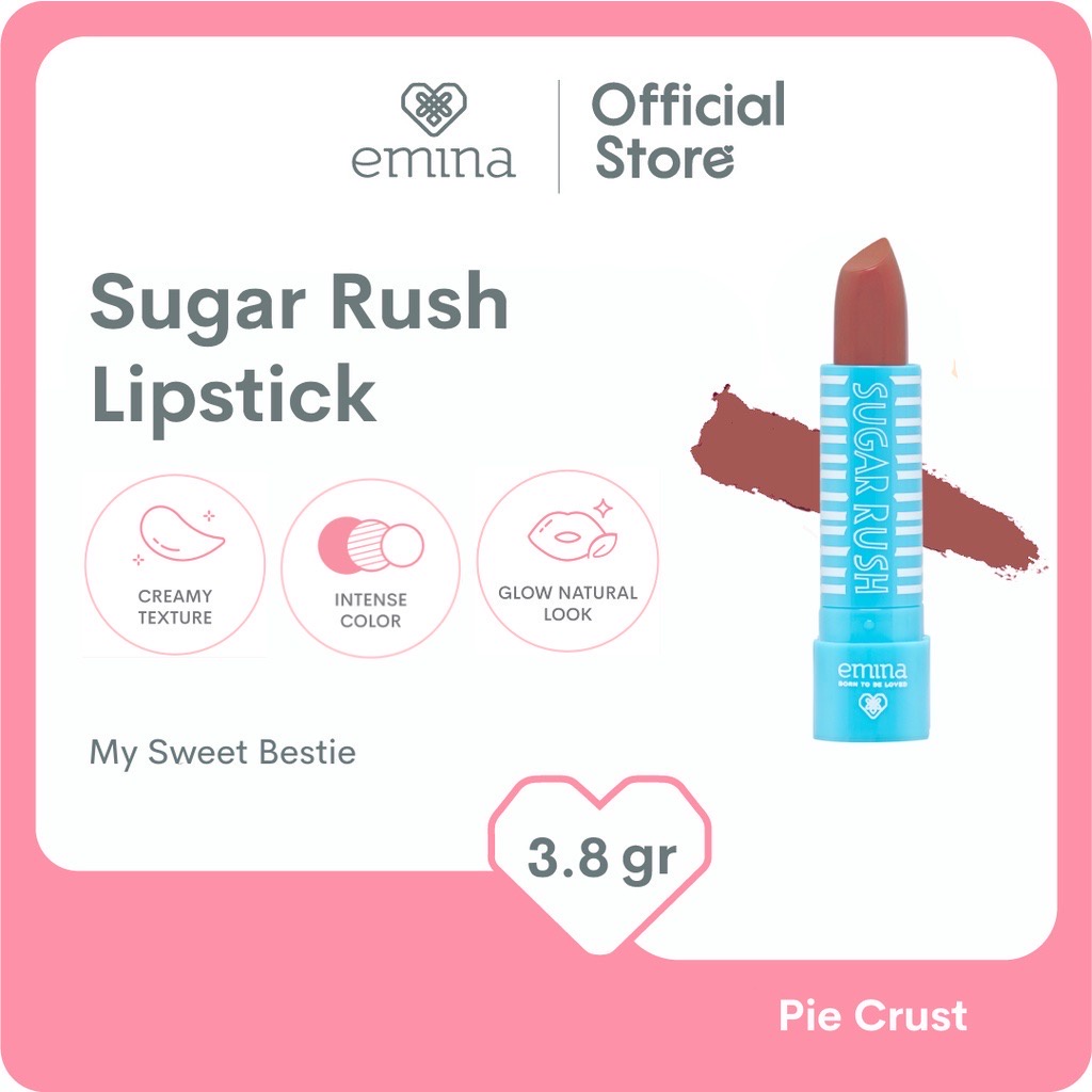 Emina Sugar Rush Lipstick 3.8 g - Lipstick