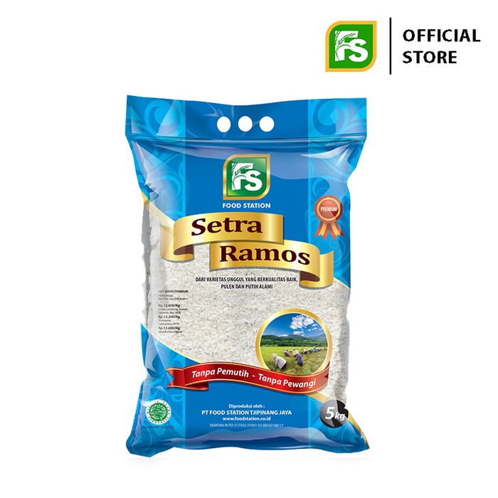 

[Ready Stock] FS Premium Setra Ramos Beras 5 kg- Kemasan Baru