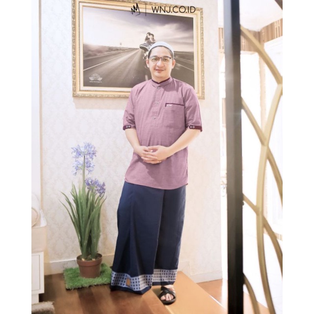 M Sarung tenun WNJ spesial pasha ungu