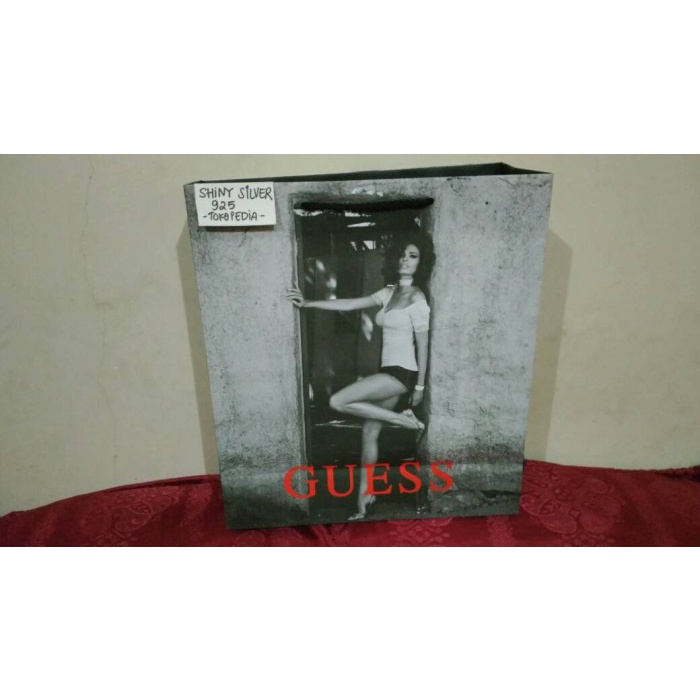 

⭐BISA COD⭐ tas paperbag guess ori medium motif model