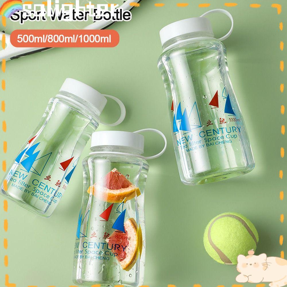 Solighter Water Bottle Outdoors Portable Minum Cangkir Kopi Teh Plastik