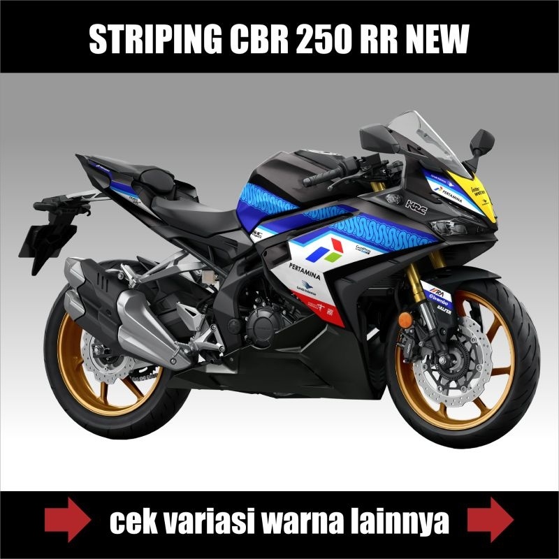 Stiker Honda Cbr 250 RR NEW Variasi Mandalika / Striping List Variasi Body Motor Cbr 250 RR Desain M