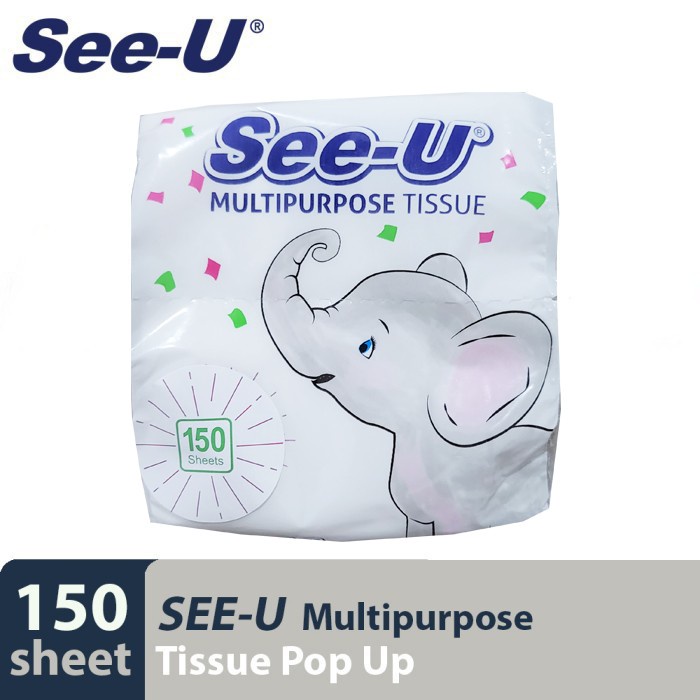 Tissue See U Multipurpose Pop Up 150 sheet