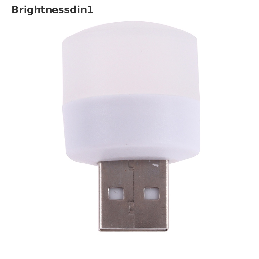 [Brightnessdin1] Lampu Colokan USB Komputer Mobile Power Charging USB Lampu Buku Kecil Lampu Tidur LED Butik