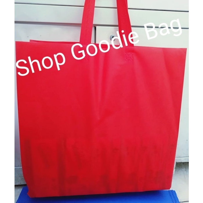 

⭐BISA COD⭐ Tas Spunbond Handle uk 45x51x10 + SABLON harga perlusin