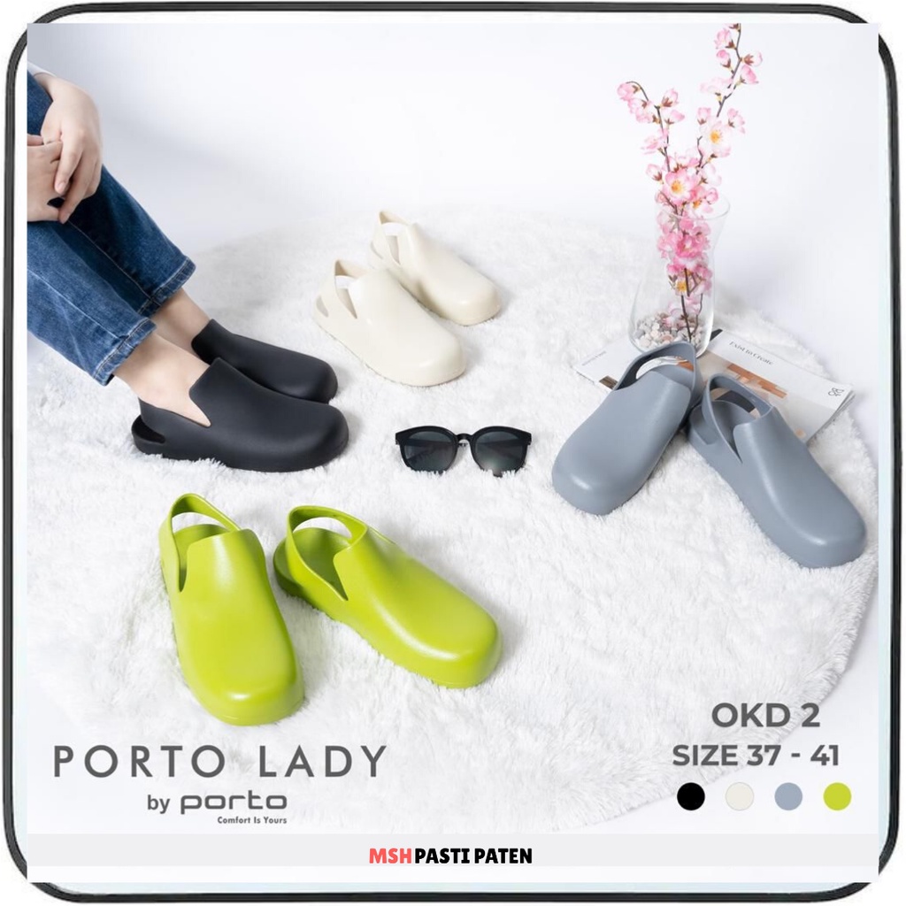 Porto Lady OKD Sepatu Sandal Kekinian Wanita Tahan Air