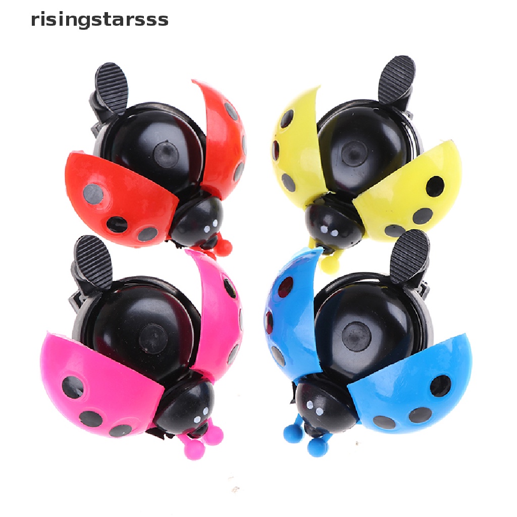 Rsid Span-new 1Pc Sepeda Ladybug Bell Kartun Bersepeda Bell Indah Anak Sepeda Naik Alarm Tanduk Jelly