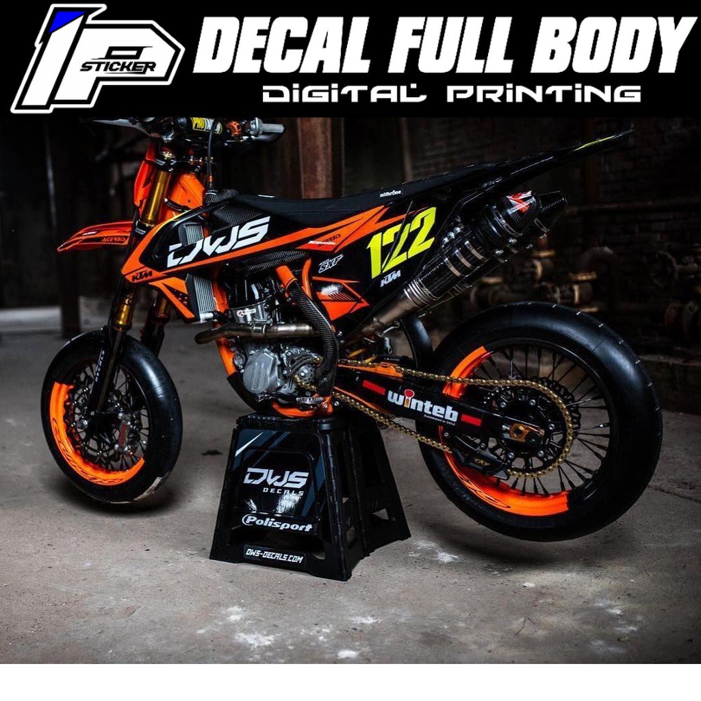 DECAL KTM 250 SIXDAY DECAL SIXDAY STRIPING KTM 250 STRIPING SIXDAY 08