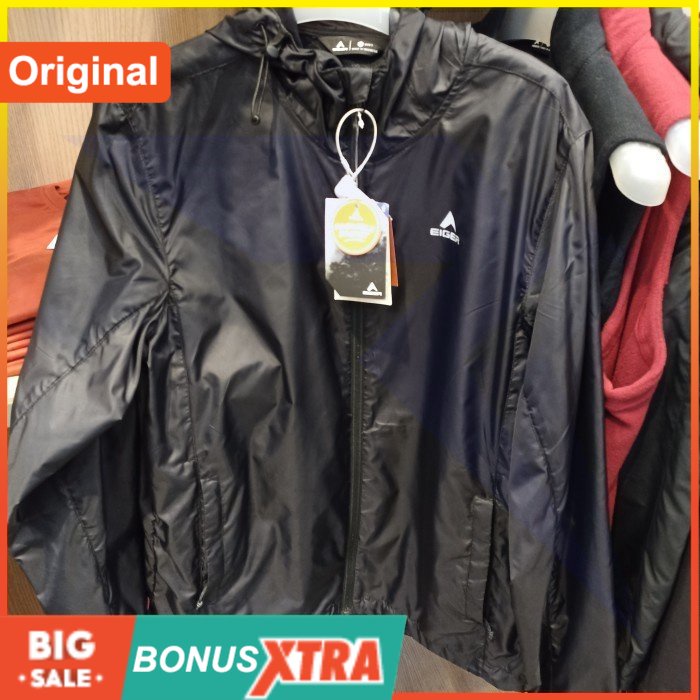 Jaket EIIIGER1989 SHOOTER LIGHTWEIGHT 2.0 Jacket Black Hitam 91000 6857 Ori