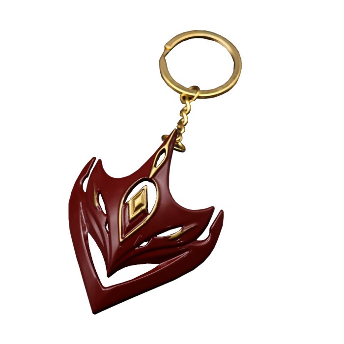 Tartaglia Childe Mask Keychain Genshin Impact Accesories Anime