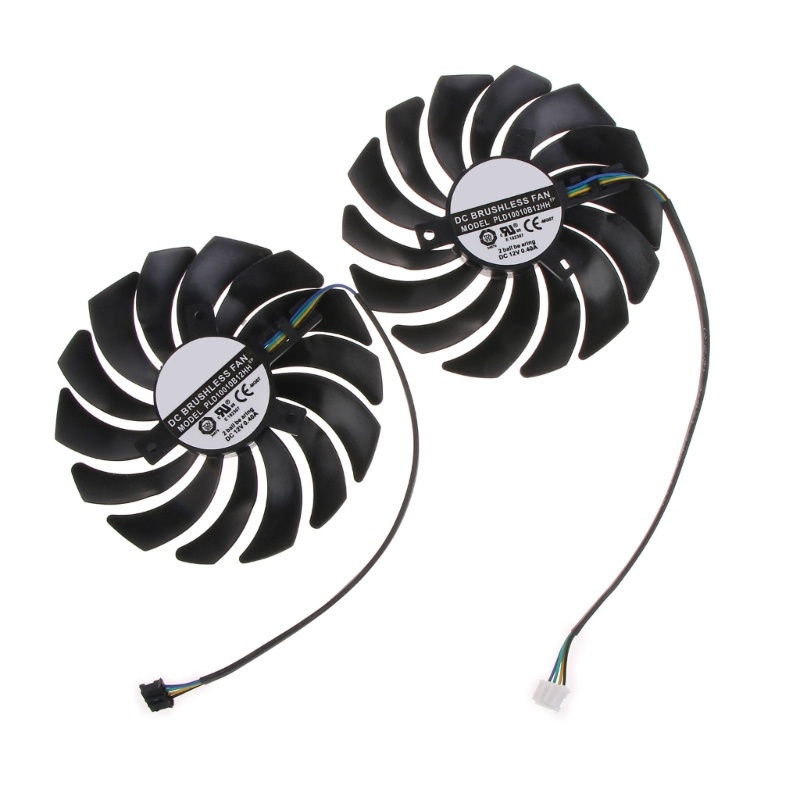 Zzz 1PC 95mm PLD10010S12HH DC12V 4Pin Kartu Grafis Kipas Pendingin Untuk MSI Rtx3070 3060 3060Ti VENTUS 2X OC Video Card