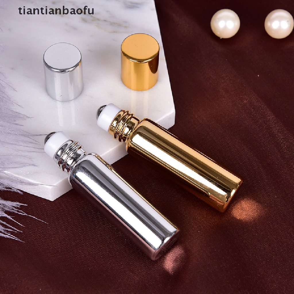 [tiantianbaofu] Botol Roller 5ML s Botol Isi Ulang Wadah Deodoran Butik