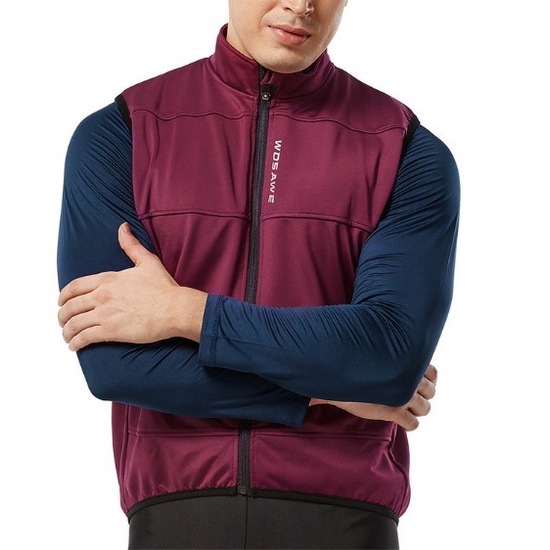 Rompi Vest Sepeda Warm and Waterproof merk WOSAWE