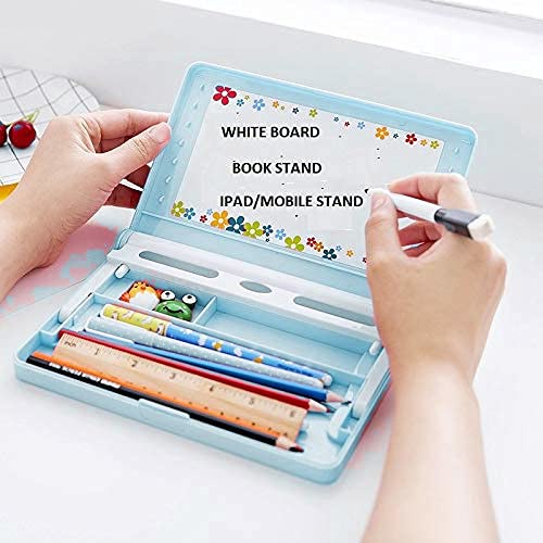 

(4 IN 1) MULTIFUNGSI DRAWING WHITEBOARD + BOOKSHELF BOOK STAND + PENCIL CASE BOX + IPAD MOBILE STAND - KM 8839