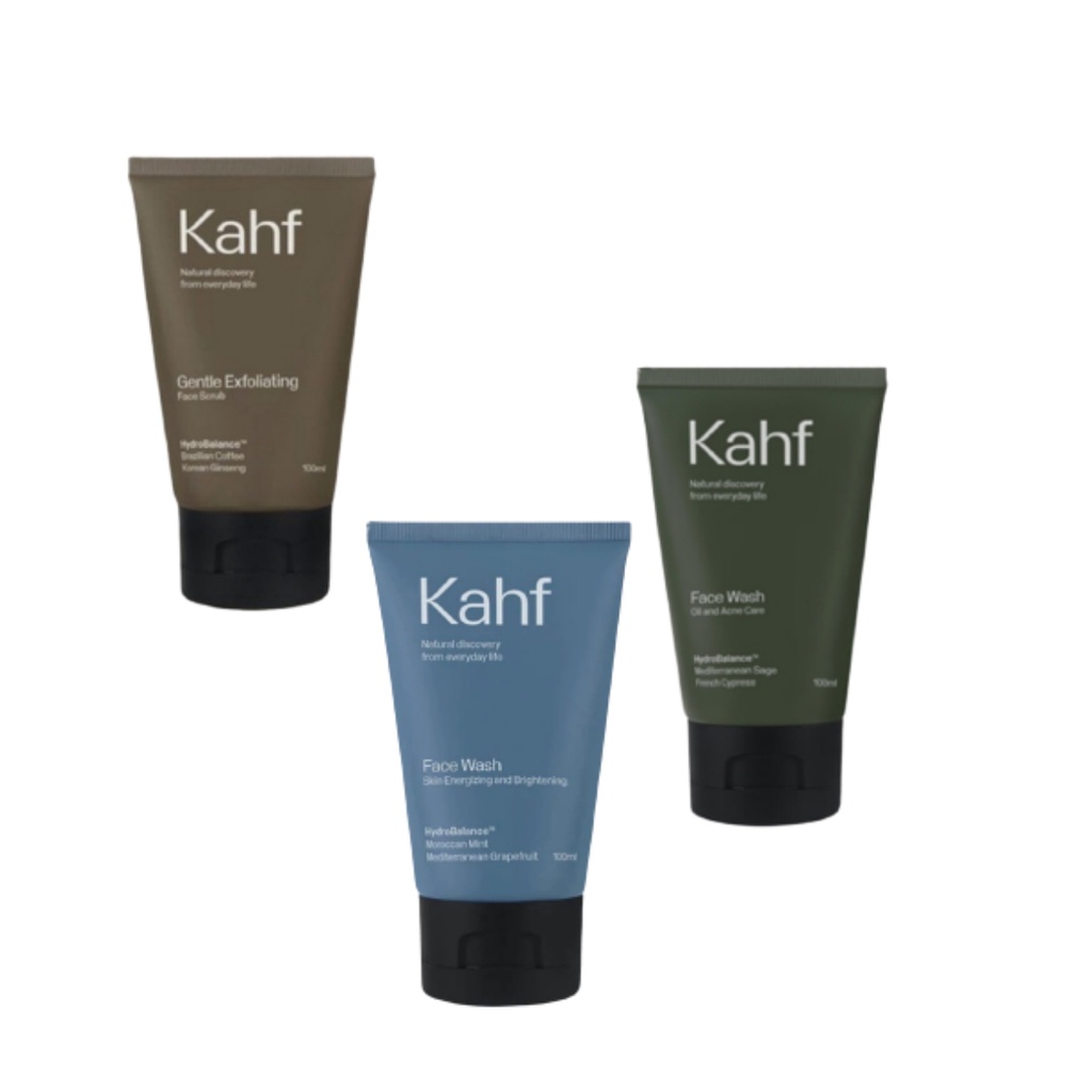 KAHF Face Wash &amp; Scrub 100ml - Amaze_Kosmetik