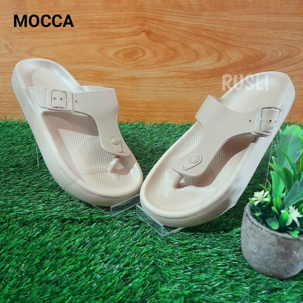 (COD) Sandal Jepit Wedges Jesper Jelly Import Balance 1615