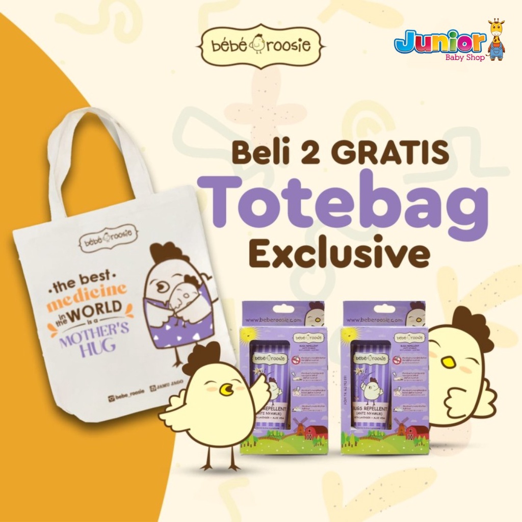 Bebe Roosie Bugs Cream 60g Buy 2 Get 1 Totebag Exclusive