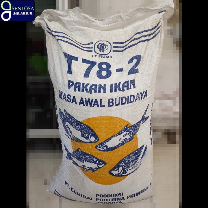 T78-2 Pelet Pakan Makanan Benih Bibit Ikan Gurame Lele Nila T78-2 Repack 1kg