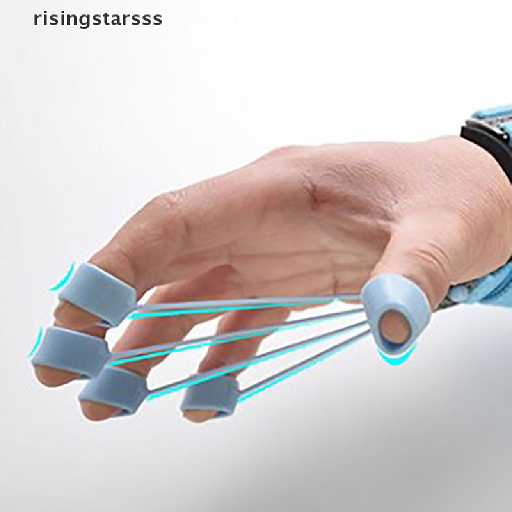 Rsid Span-new Finger Gripper Kekuatan Trainer Tangan Yoga Resistance Band Finger Training Device Jelly