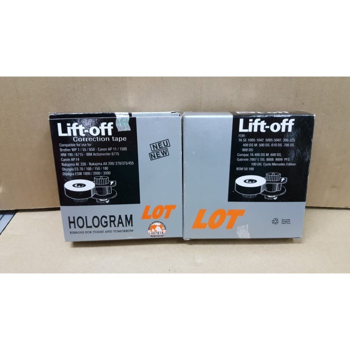 

DISKON SHOPEE/ Lift Off Tape TA /Royal ( isi 6) / Tip-Ex Penghapus Hologram