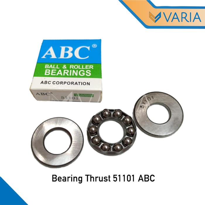 Thrust Bearing 51101 ABC 12 x 26 x 9 mm Ball &amp; Roller