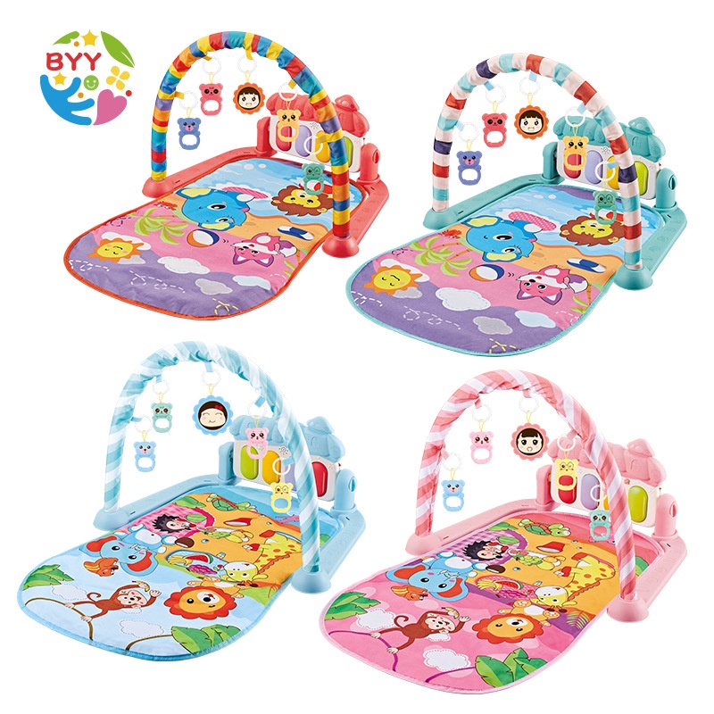 Mainan piano Musik playmat baby Fitness 0-36 Bulan newborn baby piano games pad piano