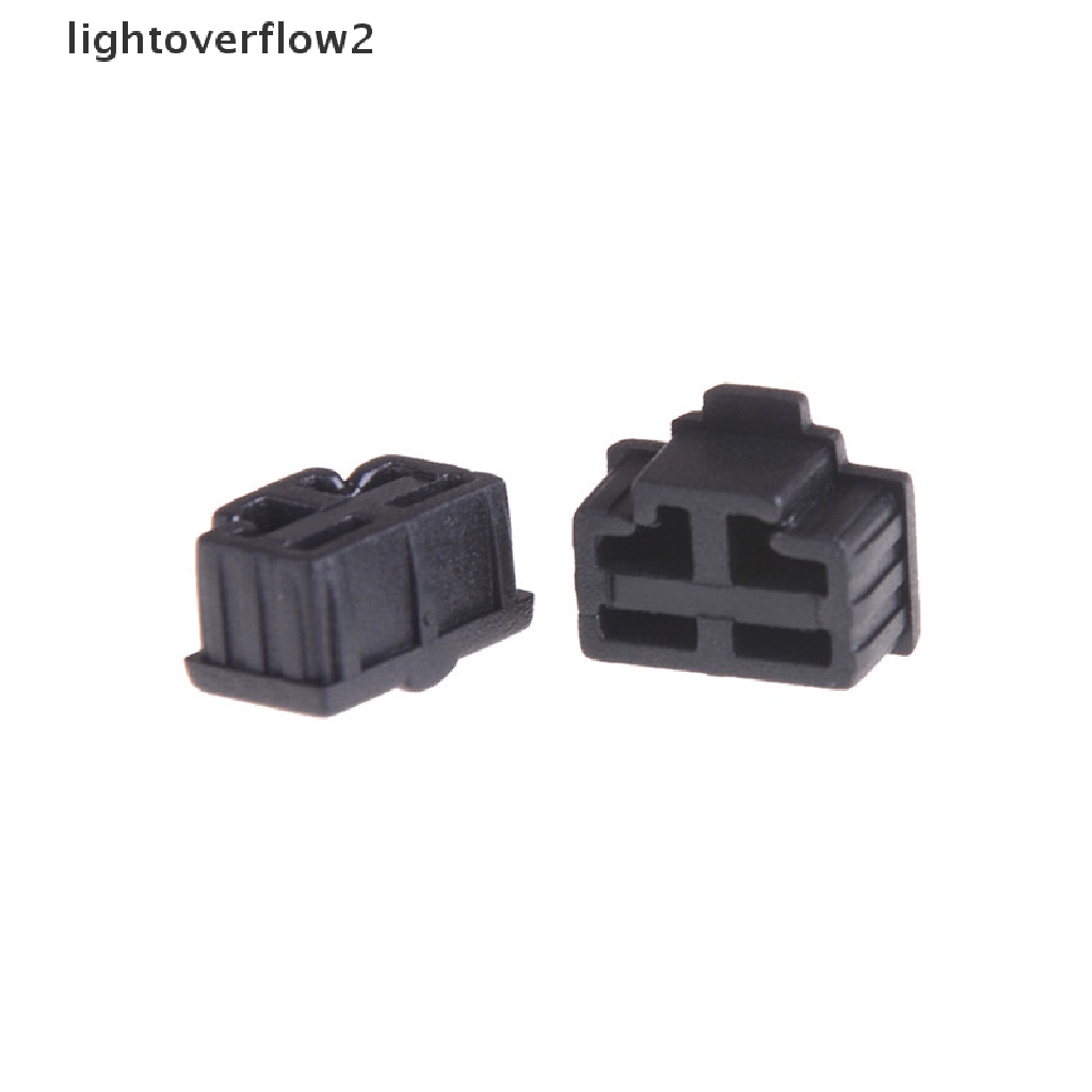 [lightoverflow2] 10pcs Hitam Ethernet Hub Port RJ45 Anti Debu Cover Pelindung Topi Plug [ID]
