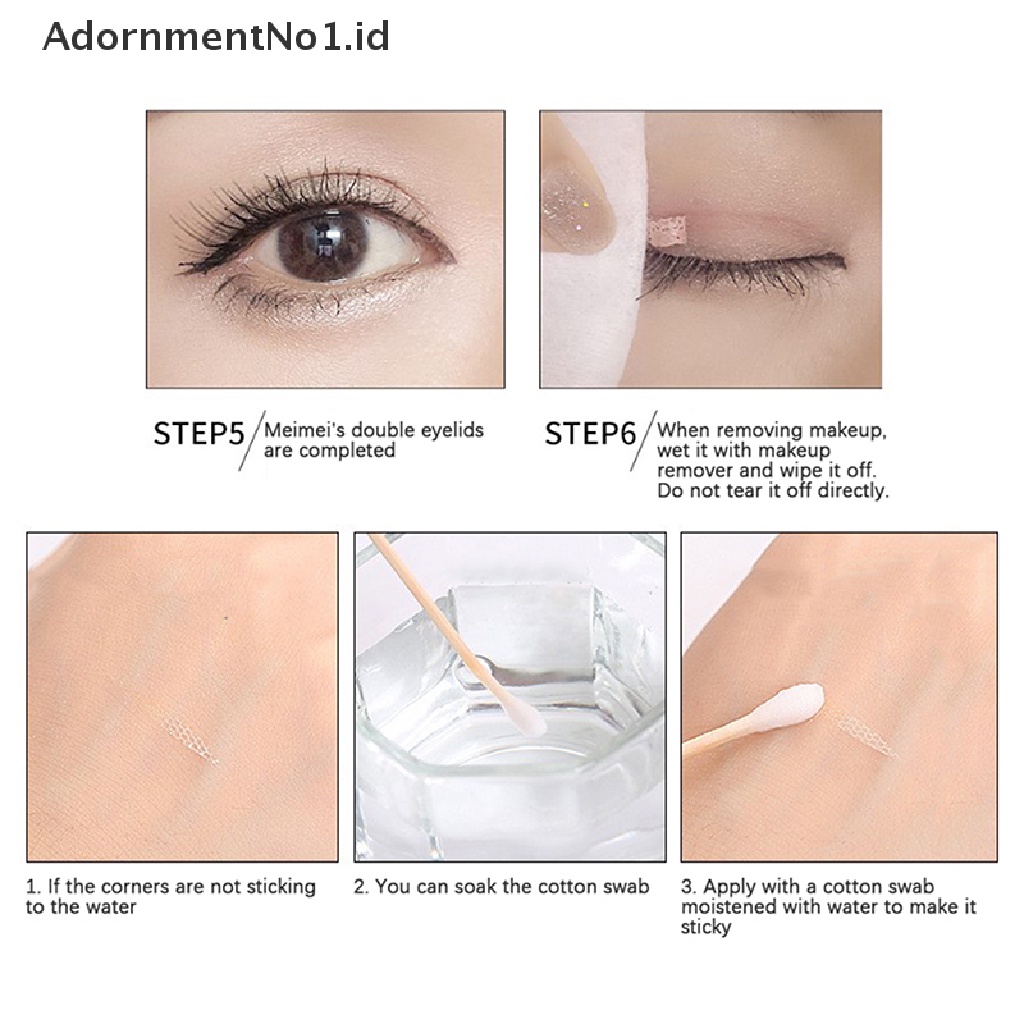 [AdornmentNo1] 360pcs Invisible Double Eyelid Tape Self-Adhesive Stiker Kelopak Mata Transparan [ID]