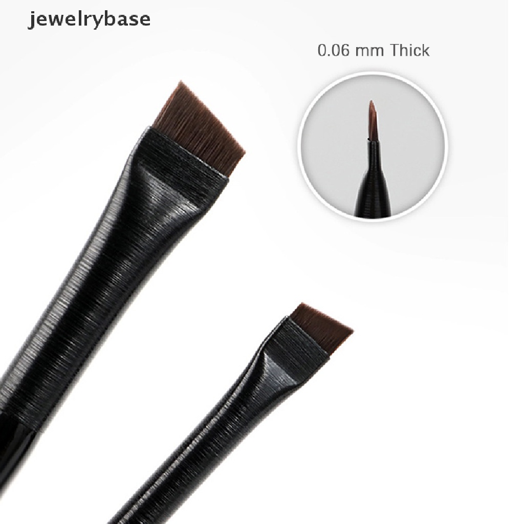 [jewelrybase] Sikat Alis Super Tipis Eyeliner Brush Rambut Sintetis Siku Tajam Alat MakeUp Butik