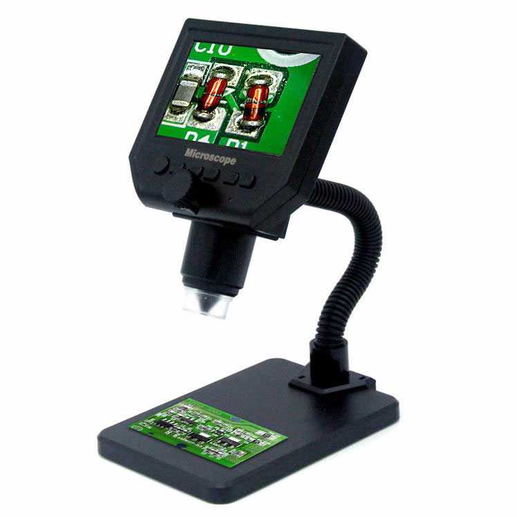 PROMO Mikroskop Digital 3.6MP 600X Monitor &amp; Fleksibel Stand - G600 Taffware OMOTCABK