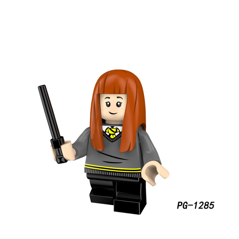 Harry Potter Rubeus Hagrid Ron Weiss Leginnie Weasley Hermione Granger Block Mainan Minifigure