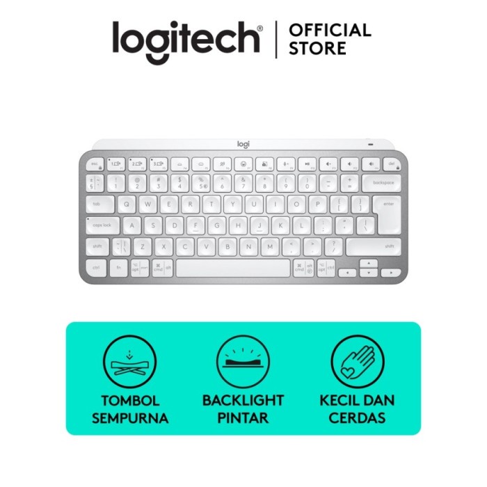 Logitech MX Keys Mini For Mac Keyboard Wireless Bluetooth Minimalist