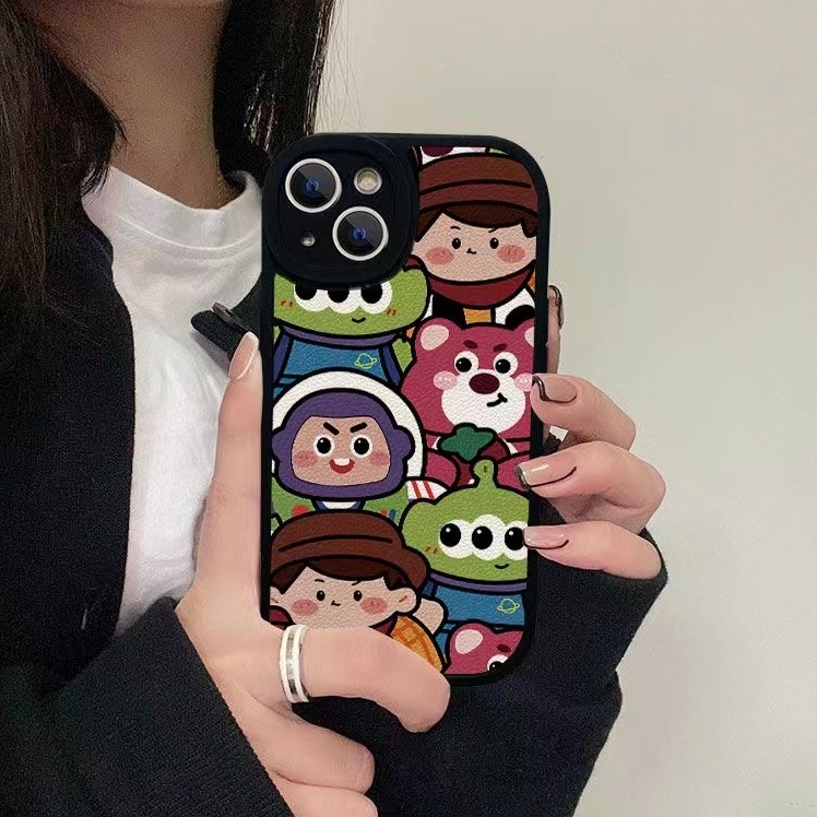 Softcase Silikon Realme C1 C2 5S 5i 6 7i 8i 8 Pro 9i C11 C20 C12 C15 C17 C21Y C25Y C35 RENO 4F 56 7Z Black Toy Story Winnie The POOTH mONSTER