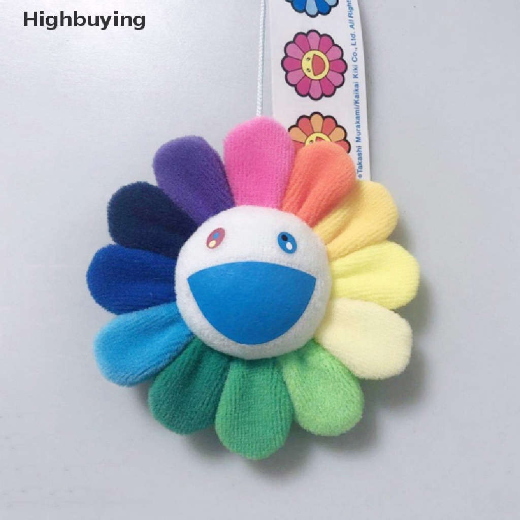 Hbid 1PCS Bros Bunga Matahari Liontin Mewah Warna-Warni Boneka Mainan Tas Sekolah Pria Dan Wanita Pasangan Lucu Bros Aksesoris Pakaian 8 cm Glory