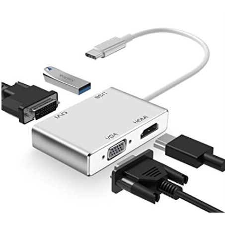 type c to usb hub/TYPE -C TO HDMI  ADAPTER/TYPE-C To HDMI Converter Adapter For MacBook Laptop Usb C