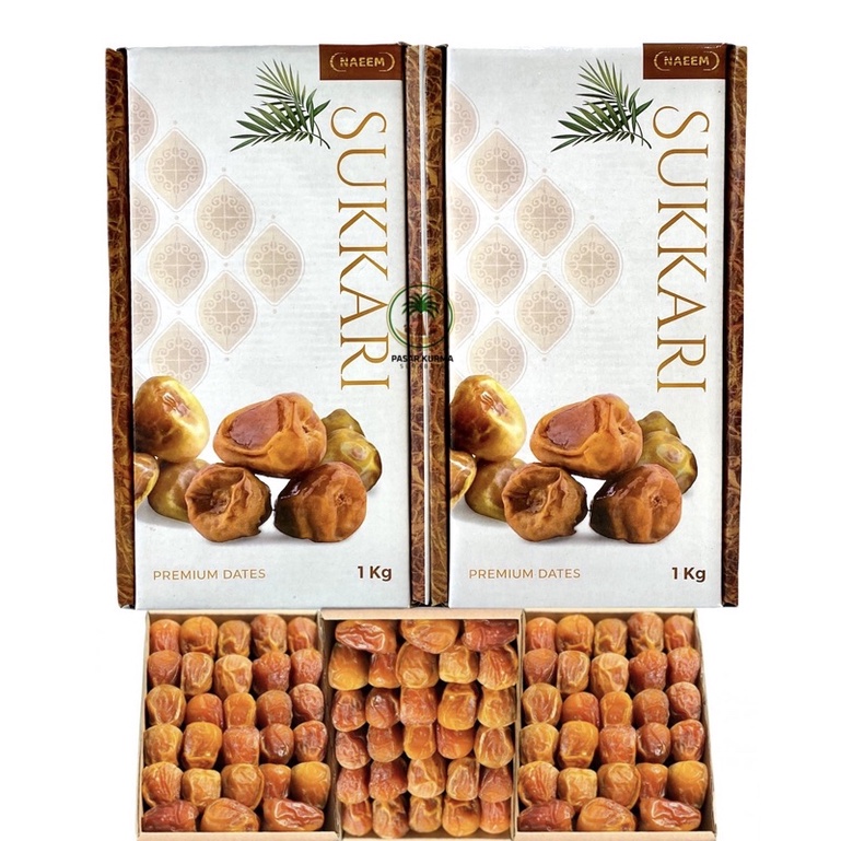 

Kurma Sukari 1kg Sukary Qassim 500gram kurma saudi basah