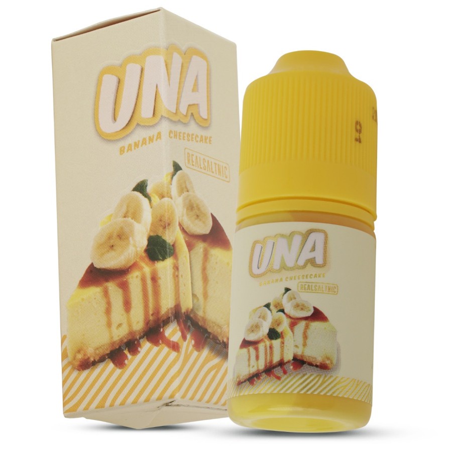 LIQUID UNA BANANA CHEESECAKE BARU!!! - SALTNIC 12MG 25MG