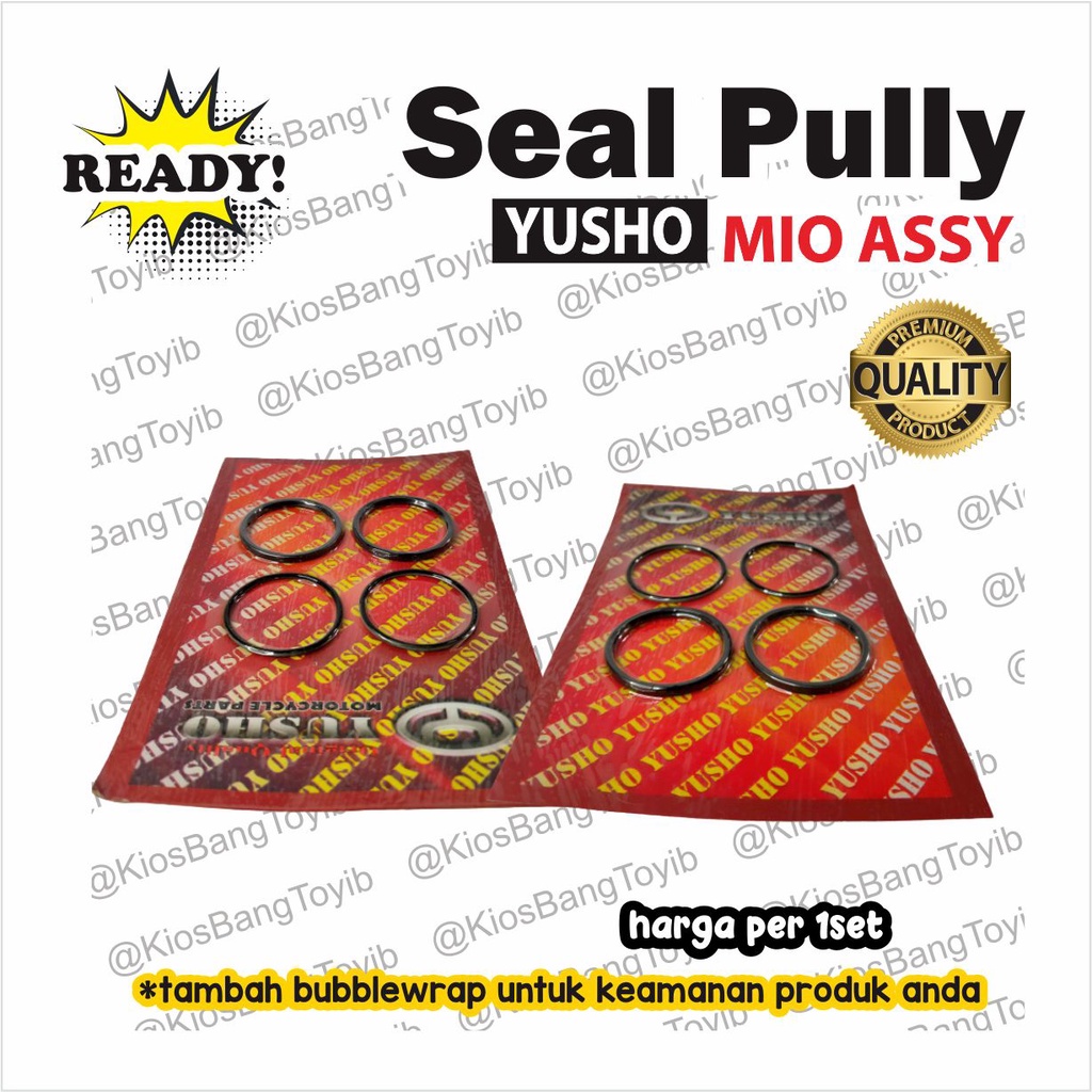 1set Karet Seal Sil Oring Pully CVT Assy Yamaha MIO (Yusho)